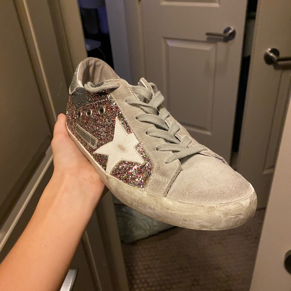 Golden Goose sparkle!